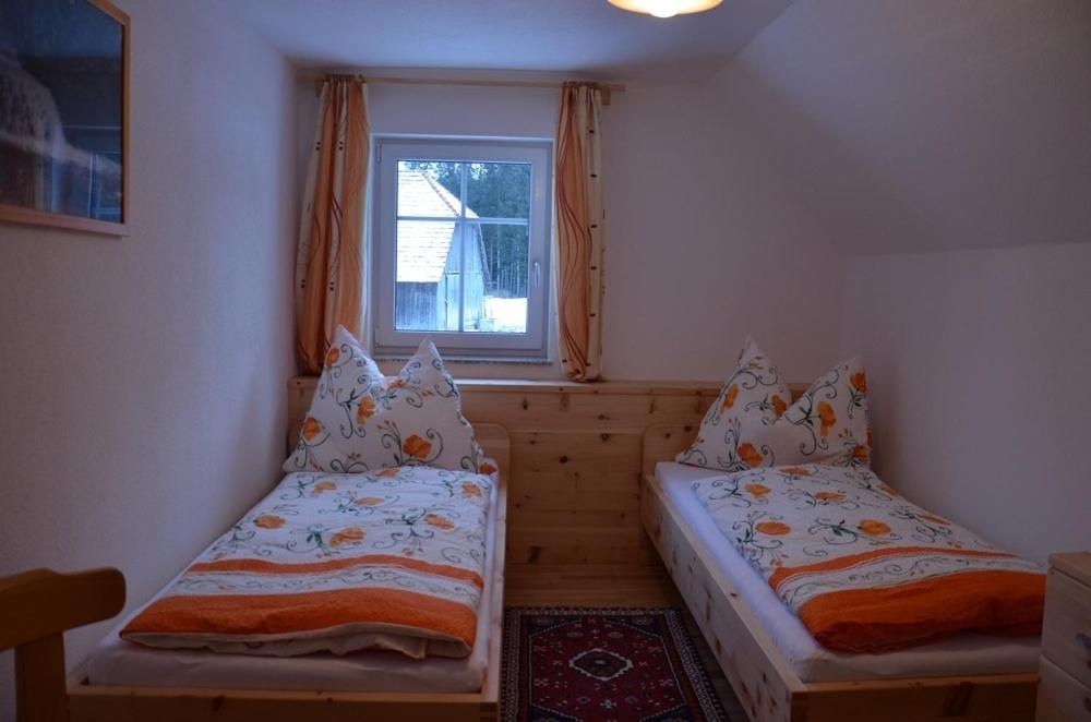 Postel nebo postele na pokoji v ubytování Haus Karin Seidl