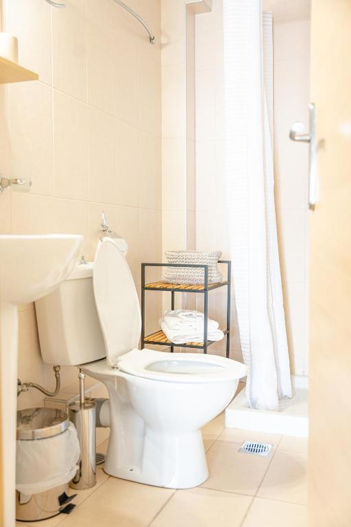 Koupelna v ubytování #K10 Chic 1 BR apartment in the centre of Volos