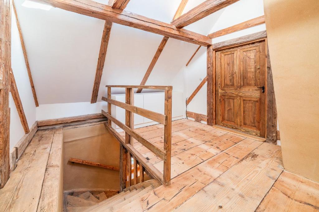 Letto o letti in una camera di Kamenka U Babi