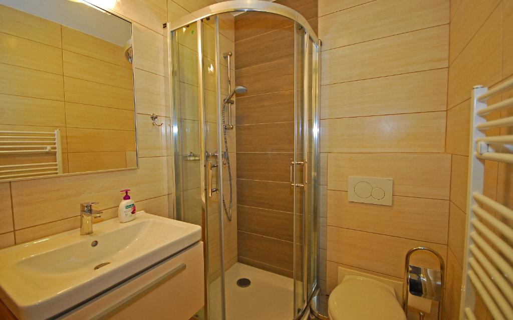 Koupelna v ubytování Apartment Bartek Ski Rental