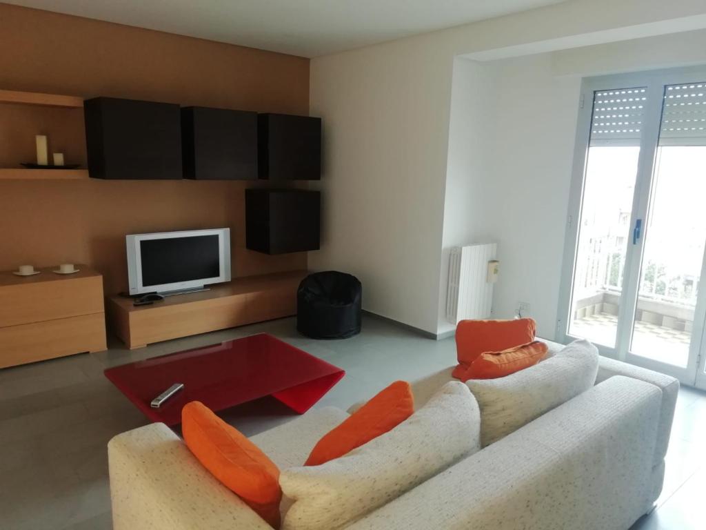 TV a/nebo společenská místnost v ubytování Apartment in the Residential area of Ragusa