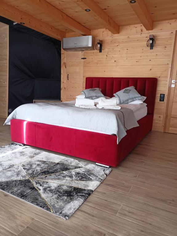 Posteľ alebo postele v izbe v ubytovaní Luxury Glamp