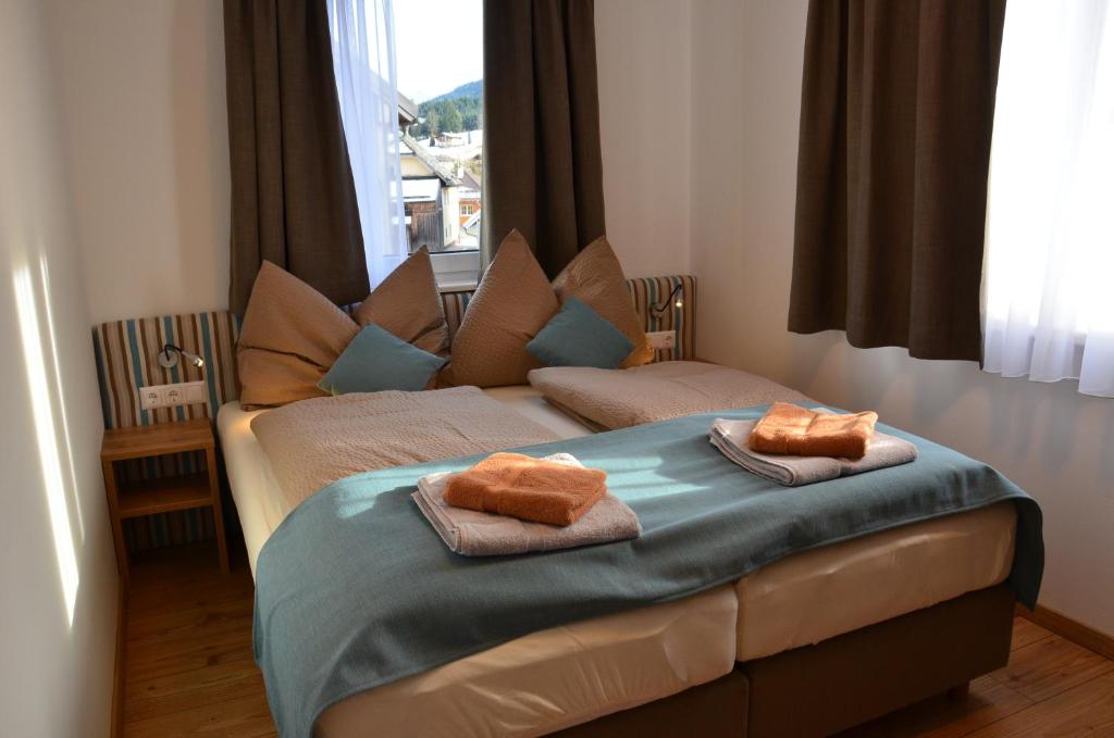 Postel nebo postele na pokoji v ubytování Apartment Haus Van der Leij