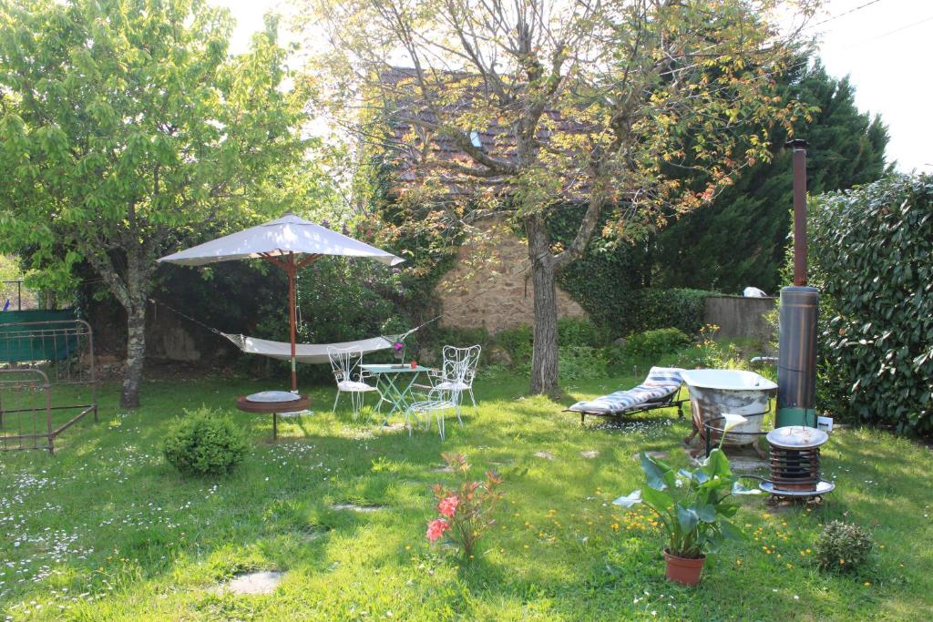 Zahrada ubytování L'Escale du Banquet