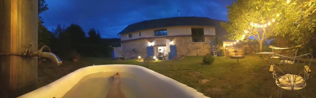 Zahrada ubytování L'Escale du Banquet
