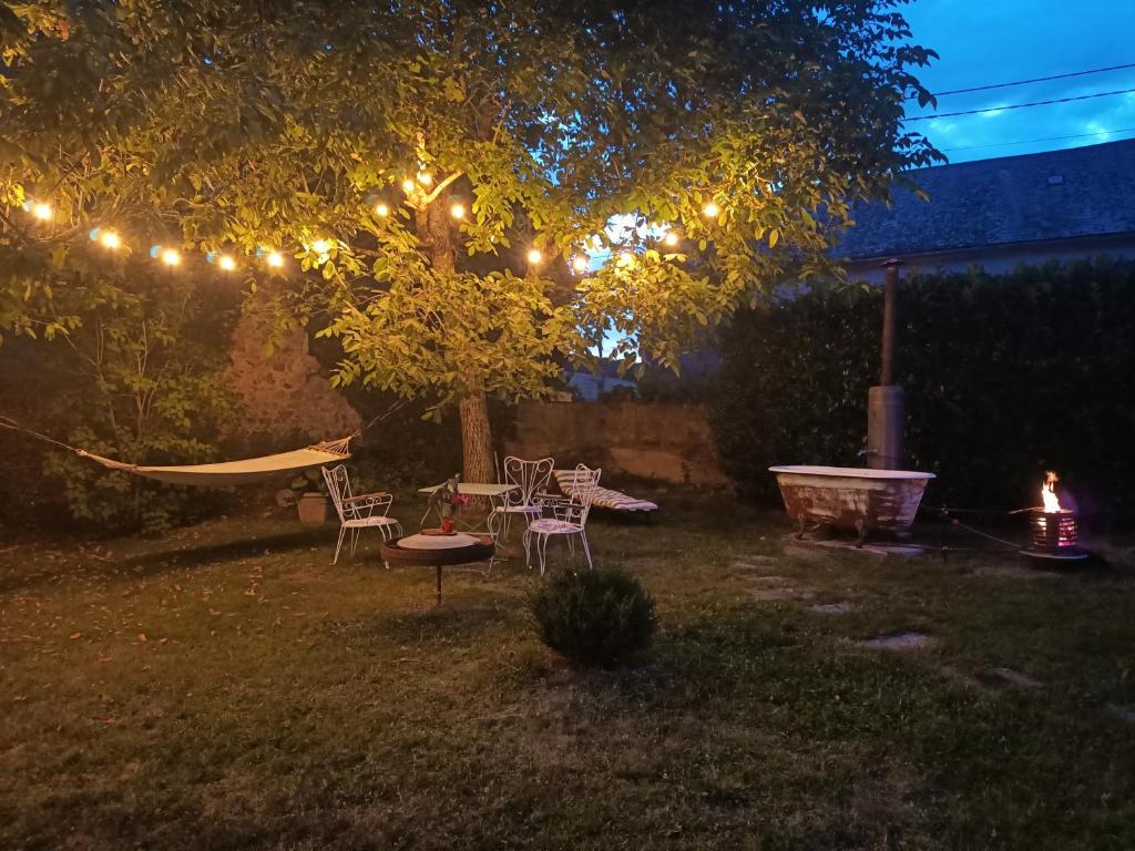 Zahrada ubytování L'Escale du Banquet
