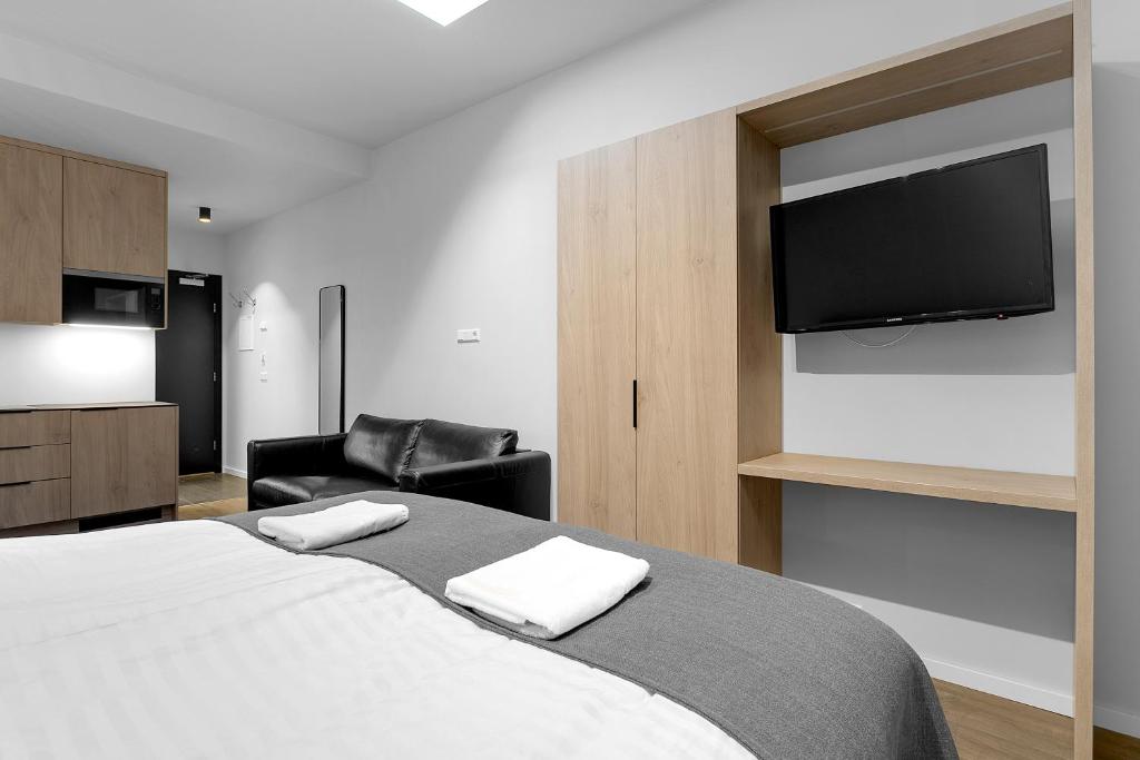 Postel nebo postele na pokoji v ubytování Hotel Vera