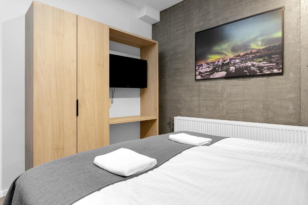 Postel nebo postele na pokoji v ubytování Hotel Vera