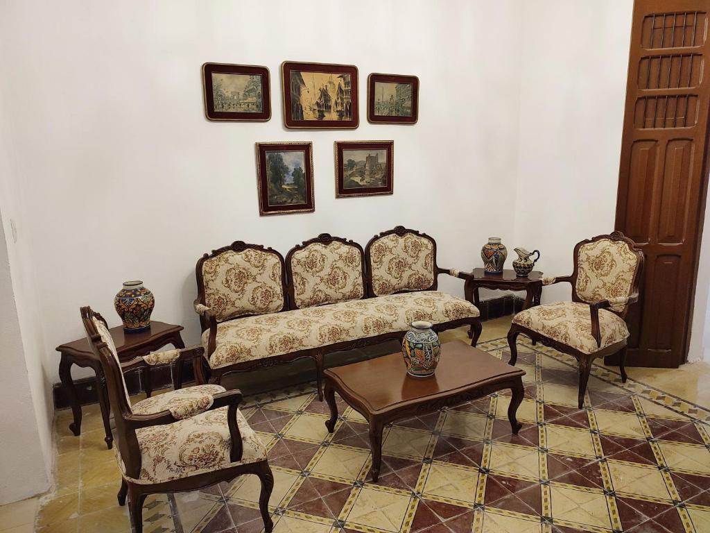 Posezení v ubytování Boutique Casa Azuli Santiago