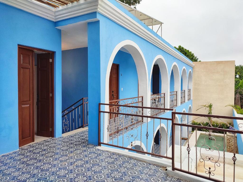 Balkón nebo terasa v ubytování Boutique Casa Azuli Santiago