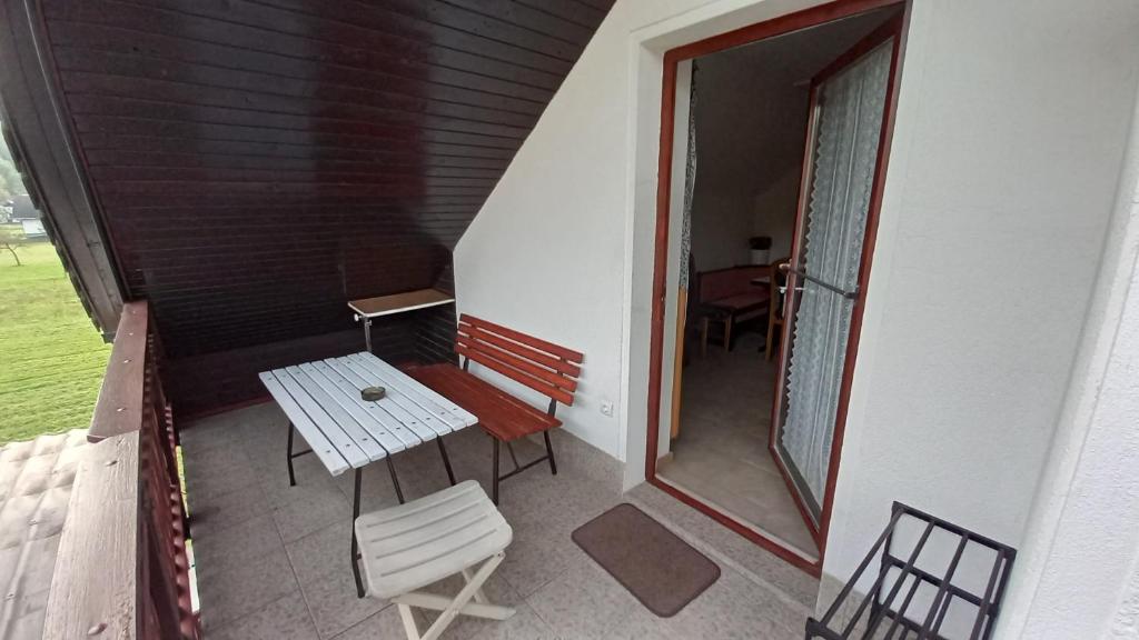 Balkón nebo terasa v ubytování Draga - 2 bedroom apartment