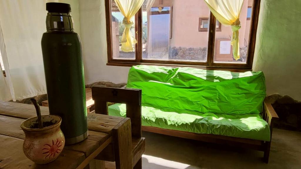 Posezení v ubytování CABAÑAS KONDUR Elementos