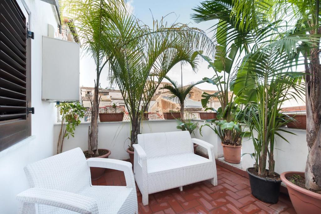 Balkón nebo terasa v ubytování Porta di Castro Boutique Hotel & Pool