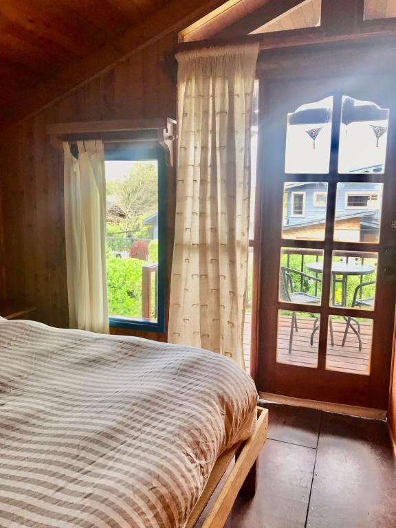 Uma cama ou camas num quarto em Hostel Raíz