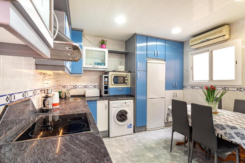Kuchyň nebo kuchyňský kout v ubytování Dream House