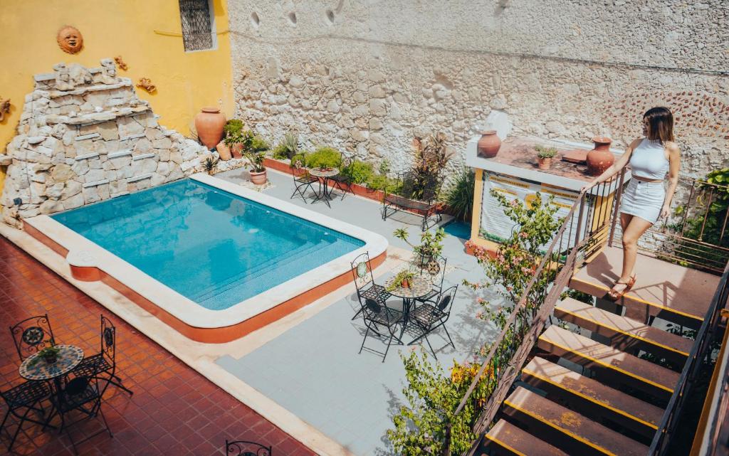 Bazén v ubytování Hotel Mucuy nebo v jeho okolí