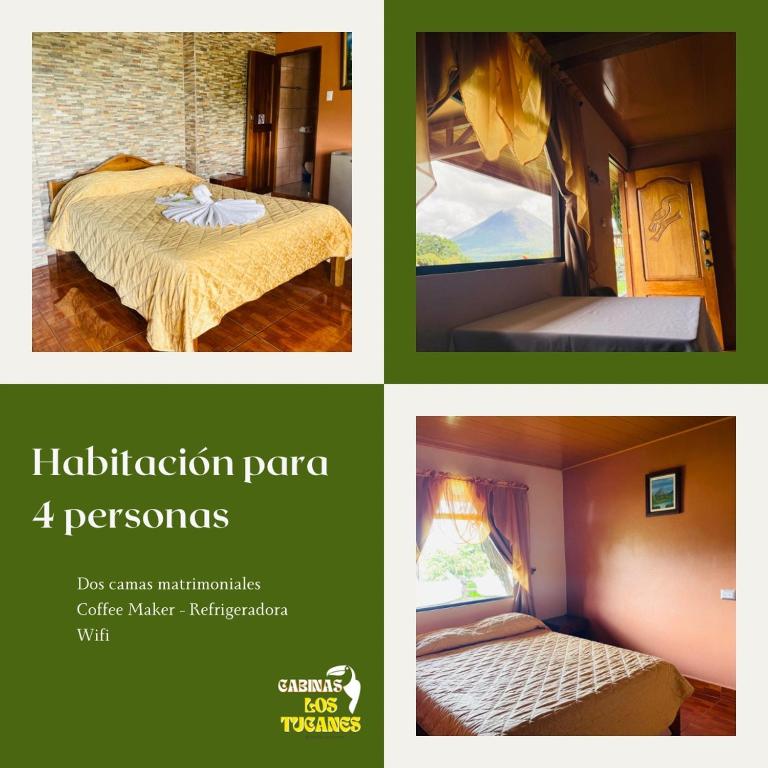 Postel nebo postele na pokoji v ubytování Los Tucanes Lodging
