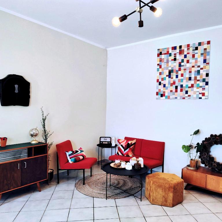Posezení v ubytování Apartments & rooms Saša