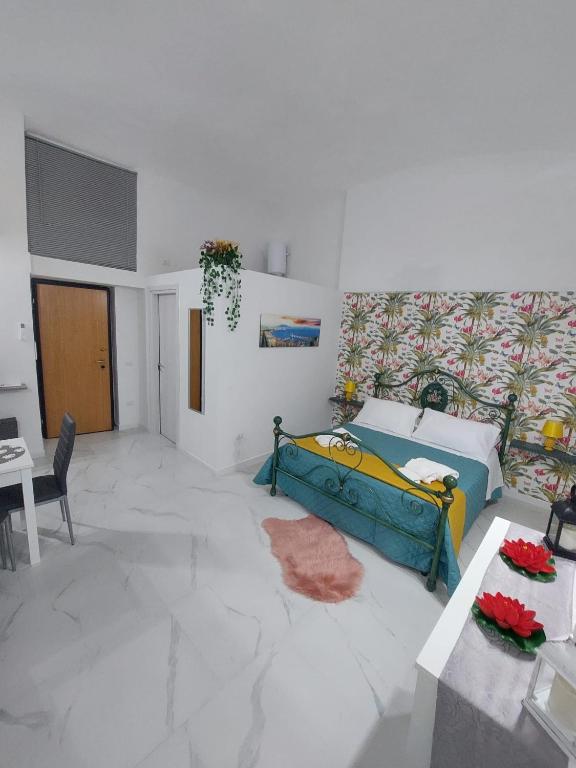Łóżko lub łóżka w pokoju w obiekcie Casa TeKa