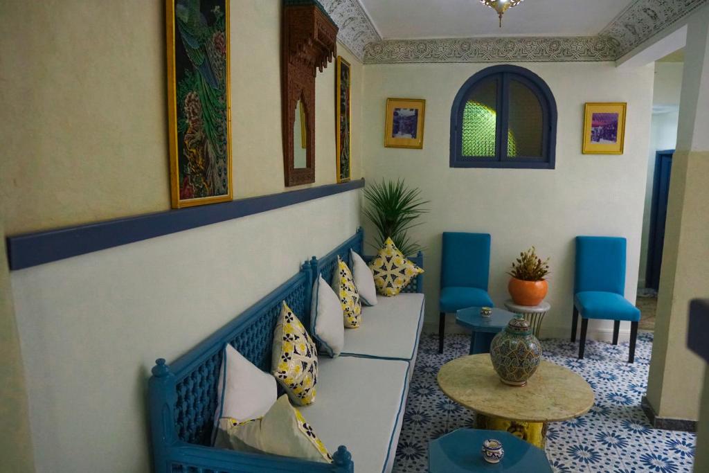 Posezení v ubytování Winarouze house