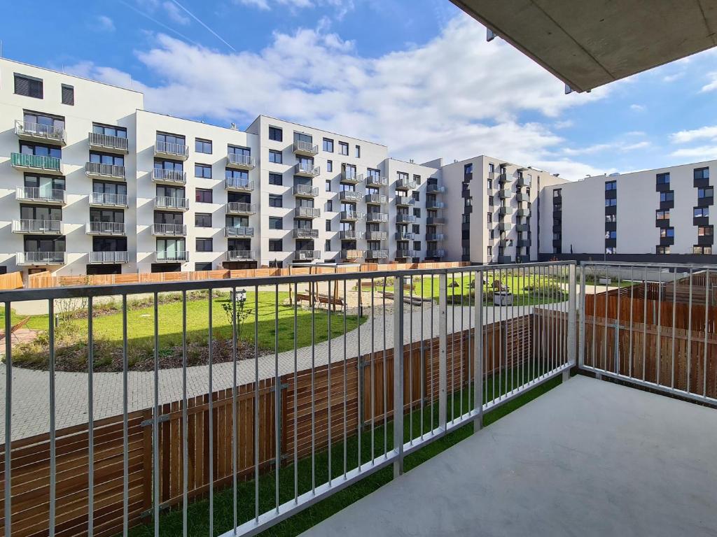Budynek, w którym mieści się apartament