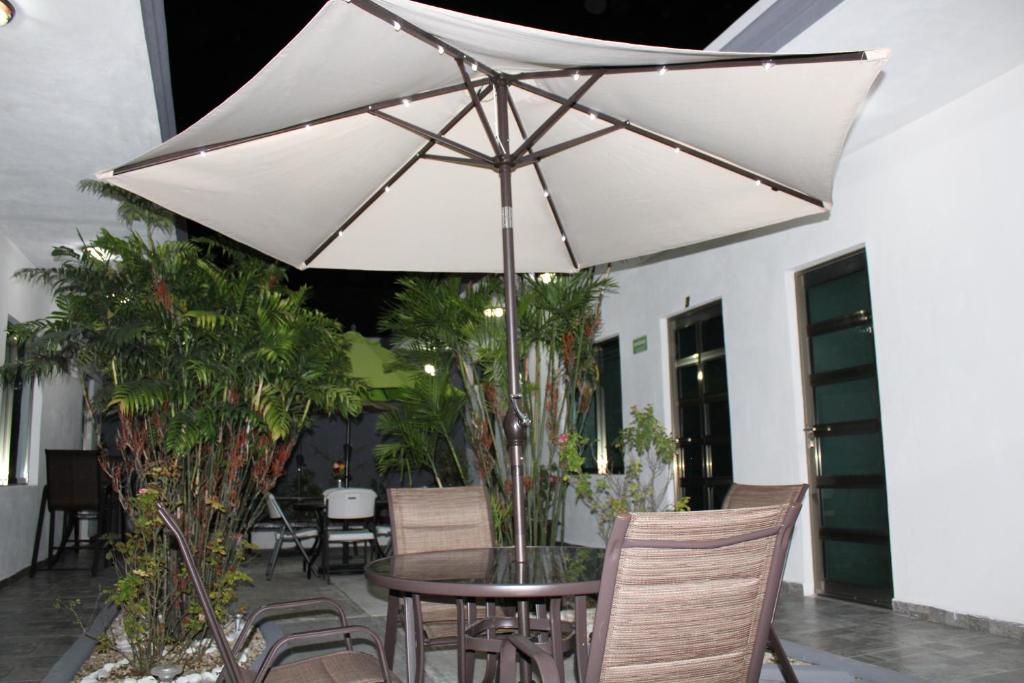 Patio nebo venkovní prostory v ubytování Casa Zazil