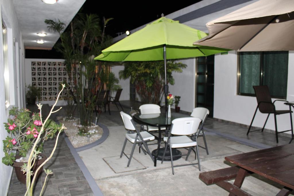 Patio nebo venkovní prostory v ubytování Casa Zazil