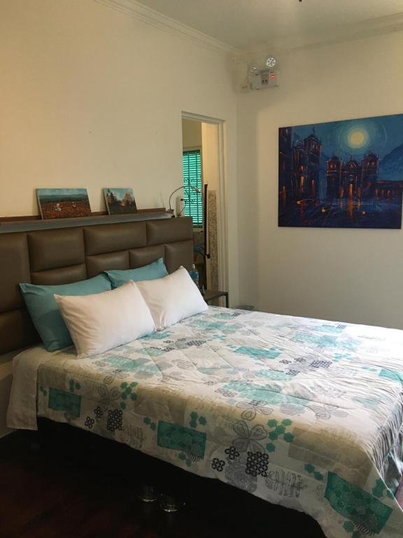 Postel nebo postele na pokoji v ubytování La Casona Azul