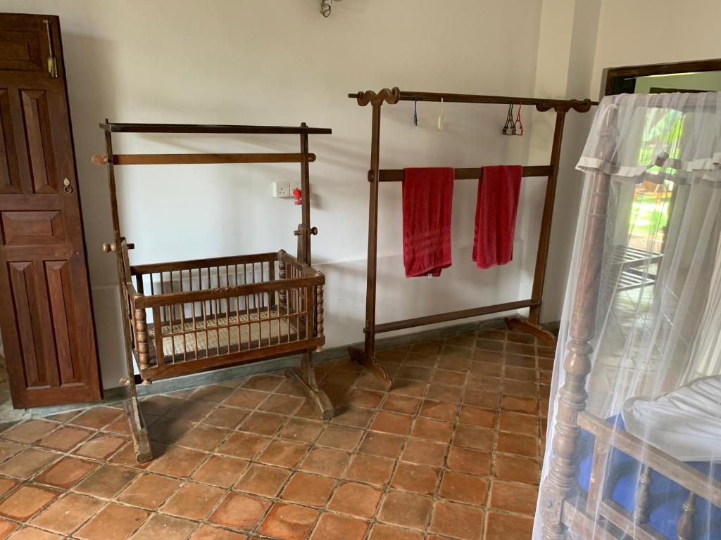 Postel nebo postele na pokoji v ubytování Galawatta Beach Resort