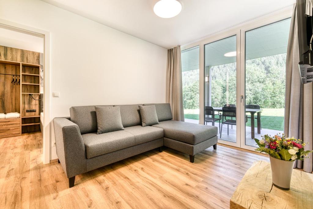 Posezení v ubytování Brandnerhus by A-Appartments