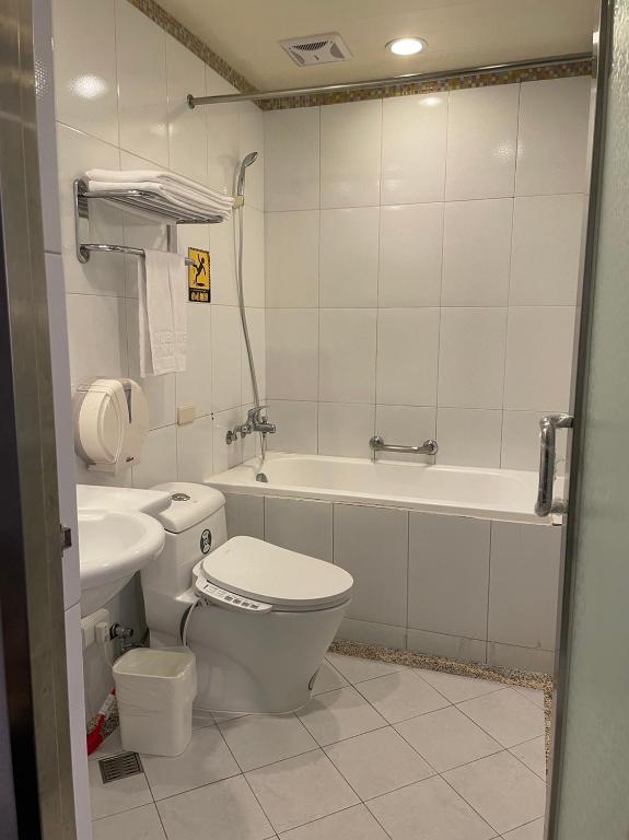 Koupelna v ubytování Hub Hotel Banqiao Branch