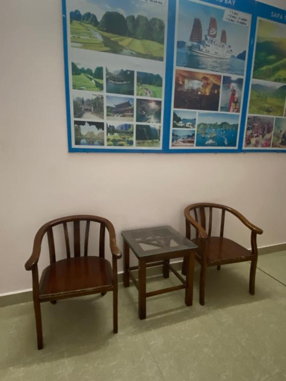 Posezení v ubytování Hoàng Kiên Hotel