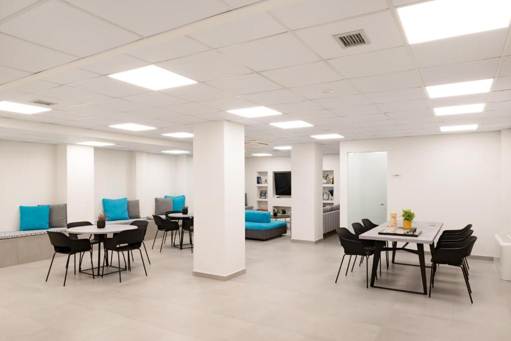 Kuchyň nebo kuchyňský kout v ubytování Thess Residences