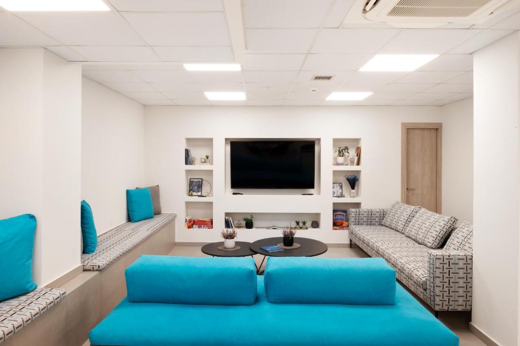 Posezení v ubytování Thess Residences