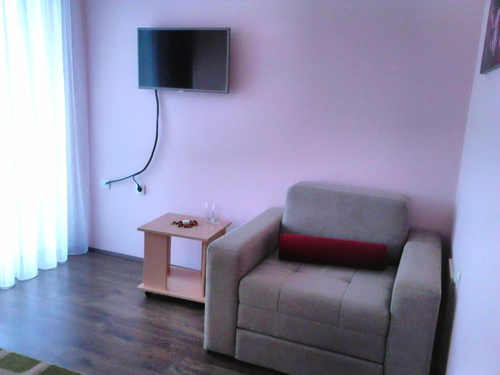 TV a/nebo společenská místnost v ubytování B&B Zmajevo Gnezdo 021