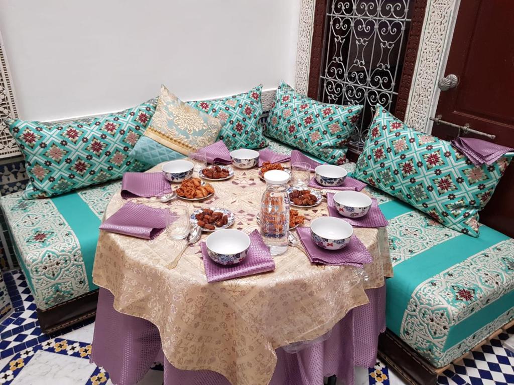 Posezení v ubytování Riad Fes Colors & SPA - Family Lodging