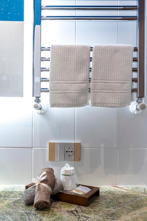 Koupelna v ubytování Varese Suites