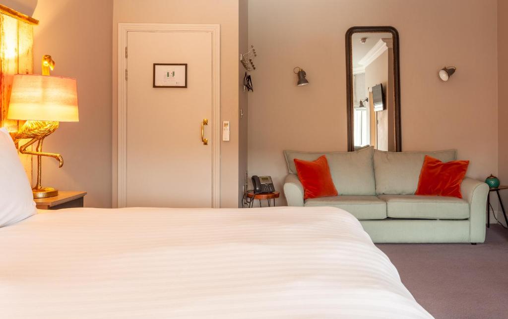 Ένα ή περισσότερα κρεβάτια σε δωμάτιο στο House Bedrooms Dublin