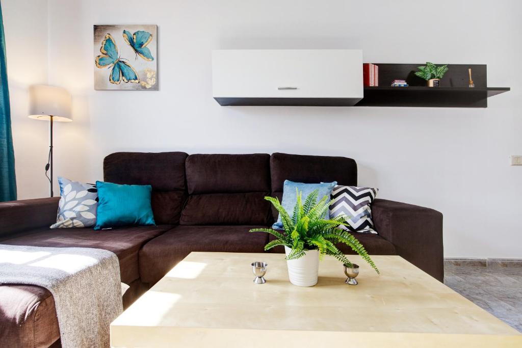 Część wypoczynkowa w obiekcie Apartamento Tanzanita