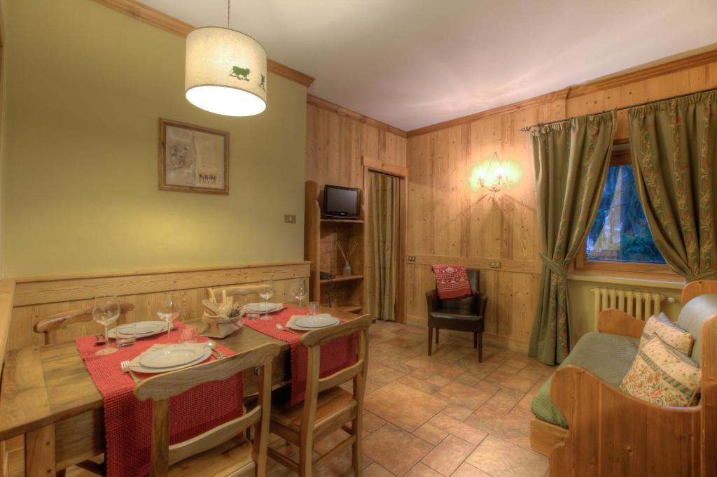 TV a/nebo společenská místnost v ubytování B&B Residence Checrouit