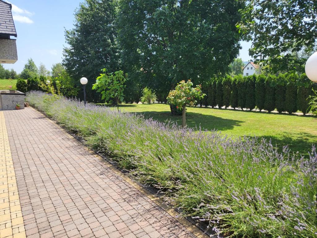 Vonkajšia záhrada v ubytovaní Villa Stone 1
