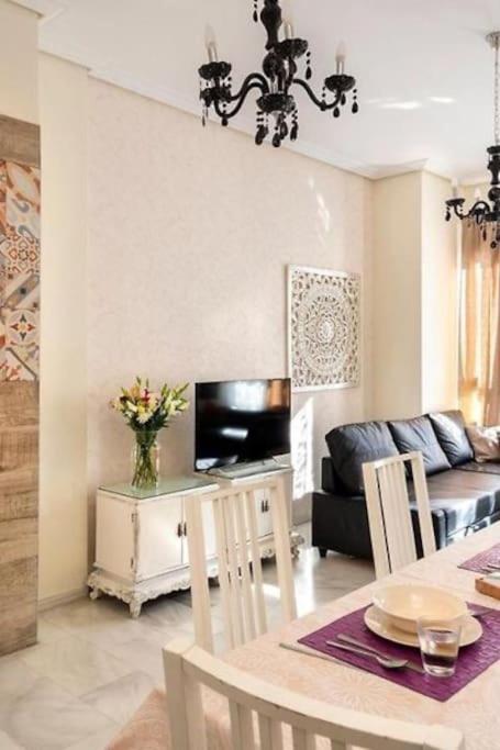 A seating area at Penthouse O´Donell