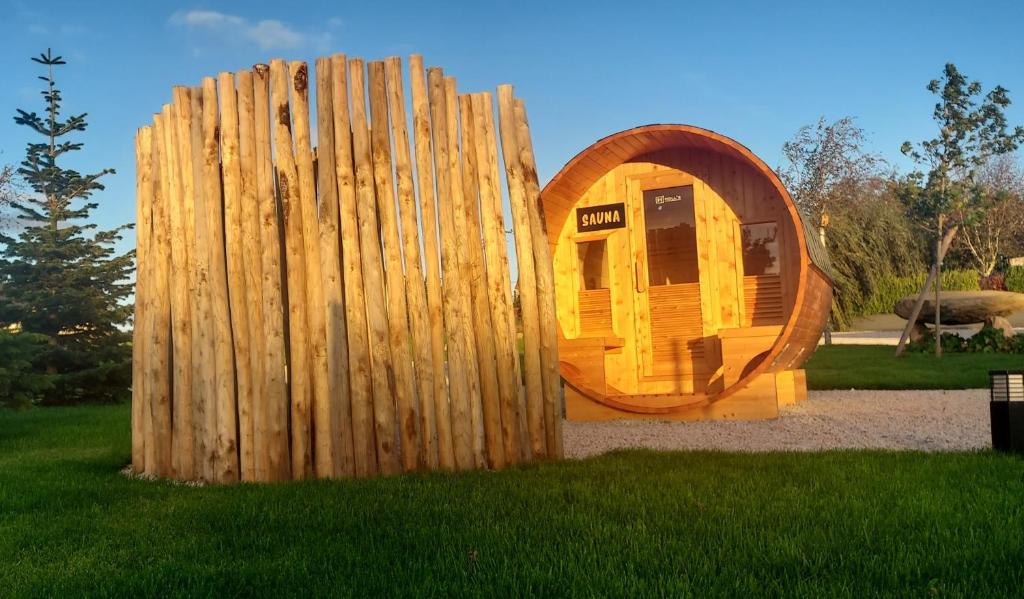 Zahrada ubytování Au Dolmen de Kerhus "Toppen"