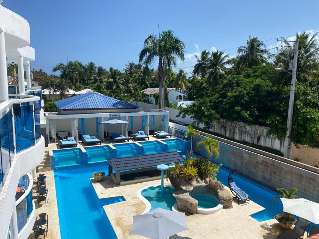 Výhled na bazén z ubytování El Cabarete Spa Resort all-Inclusive nebo okolí