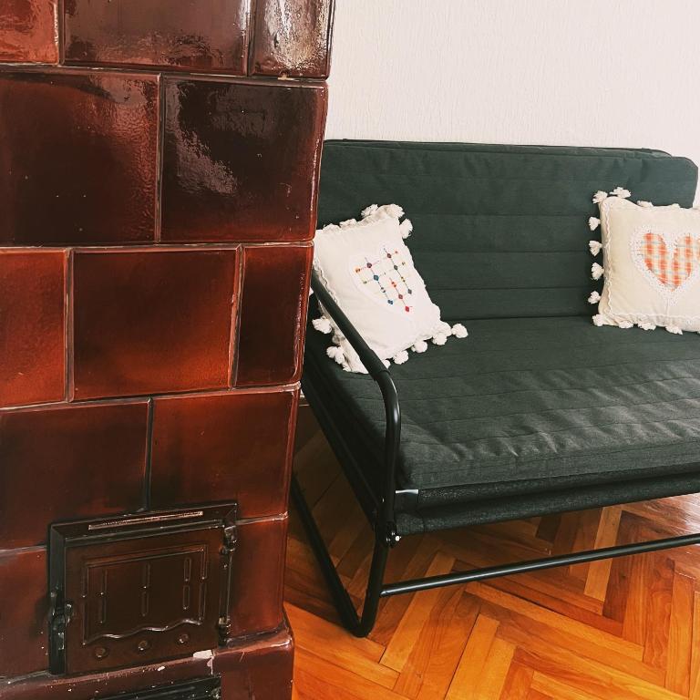 Posezení v ubytování Ethno House Andrej