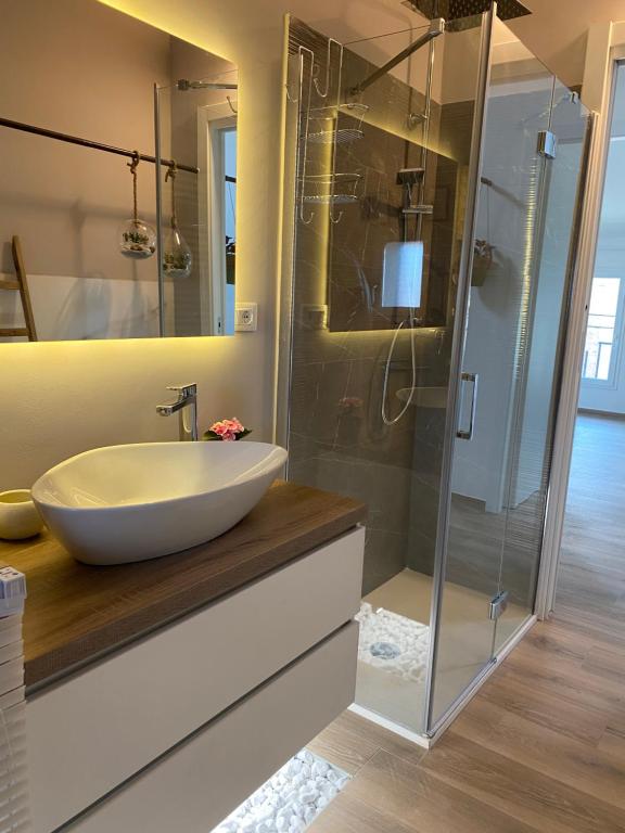 A bathroom at Il Fiore della fiera