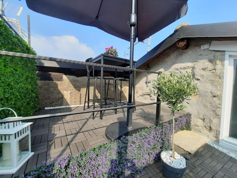 Balkón nebo terasa v ubytování Luxury Room La Terrazza sul Lago di Como
