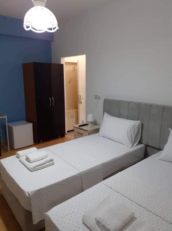 Voodi või voodid majutusasutuse Guest House KrisHen toas
