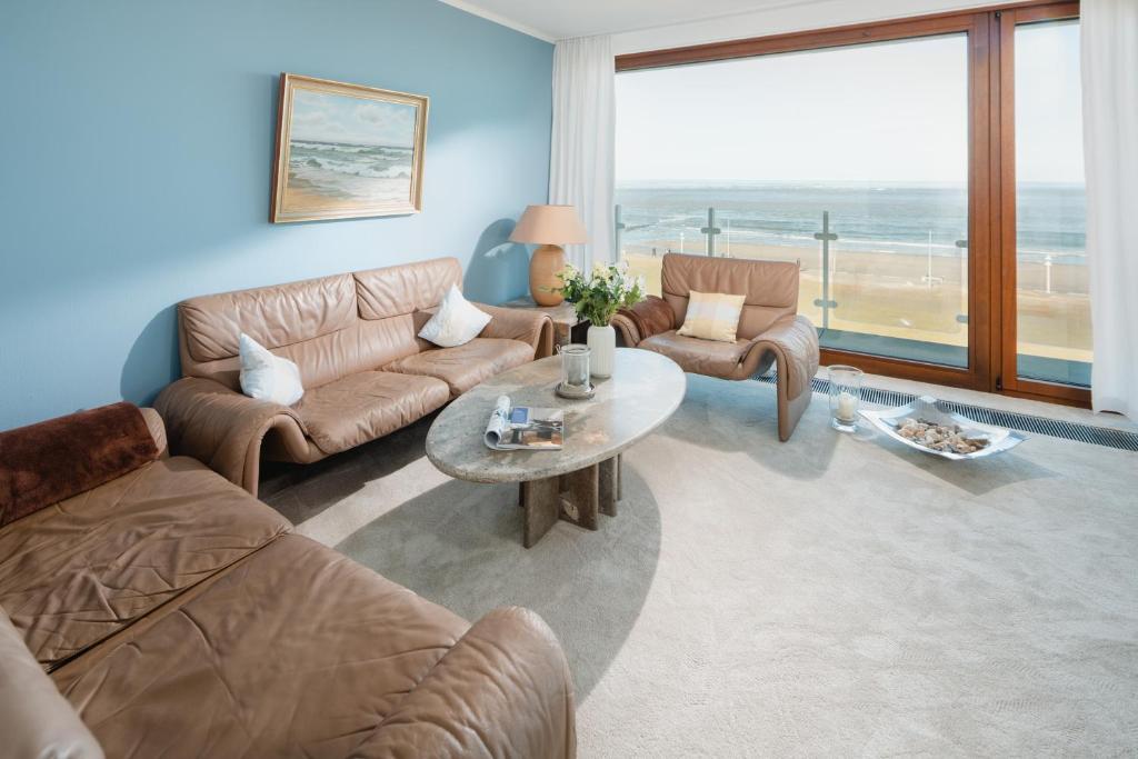 Posezení v ubytování Kaiserblick Norderney