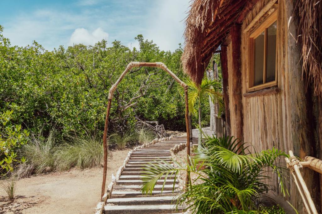 Zahrada ubytování Yaxchen Tulum Cabañas & Cenote